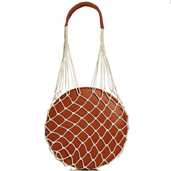 Bloomingdale's Handbags - Woven Round Shoulder Bag Bloomingdale's Handbags - Woven Round Shoulder Bag